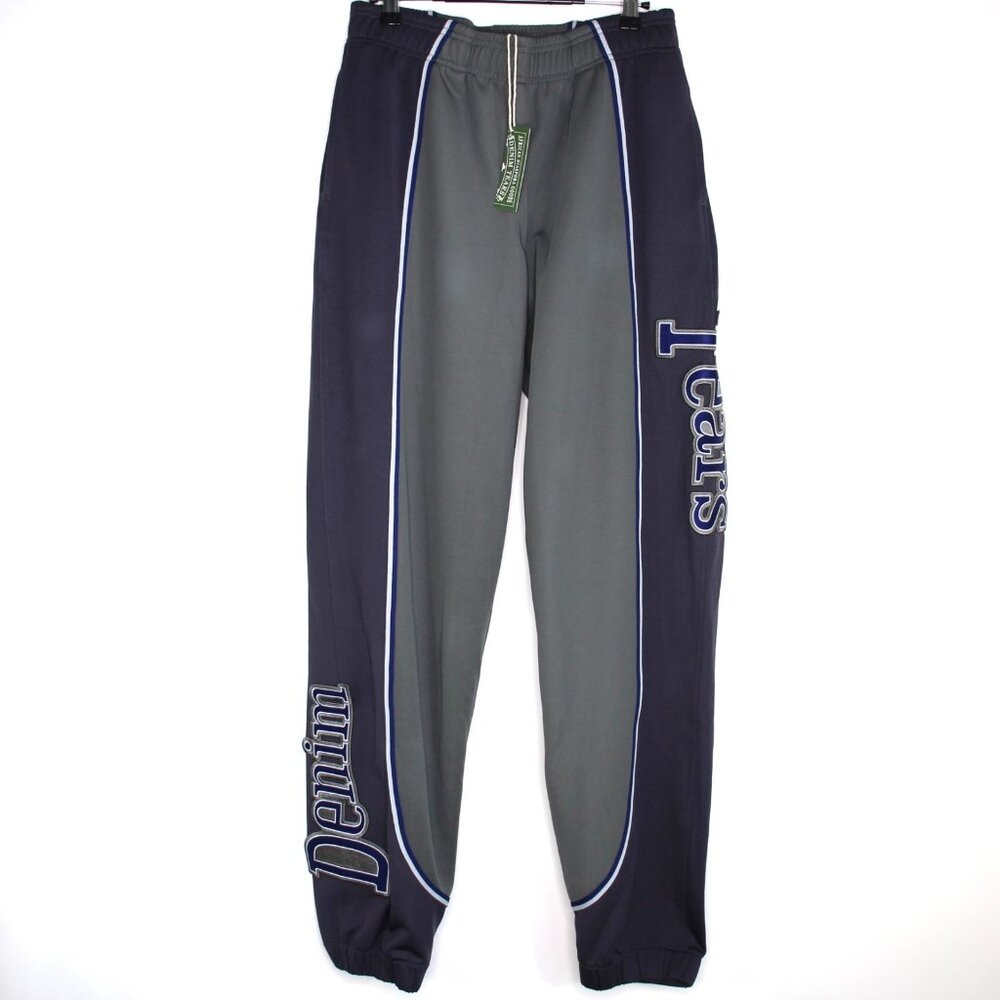 Denim Tears Mens Small 28 x 33 Y2K Style Spell Out Track Pants NEW O959